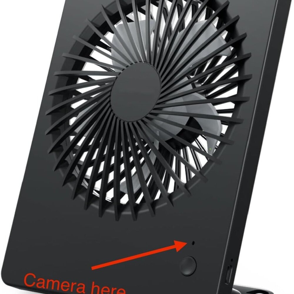 Spy Nanny Camera 4k AND 1080p Resolution in Desk Fan - Picture 2 of 8